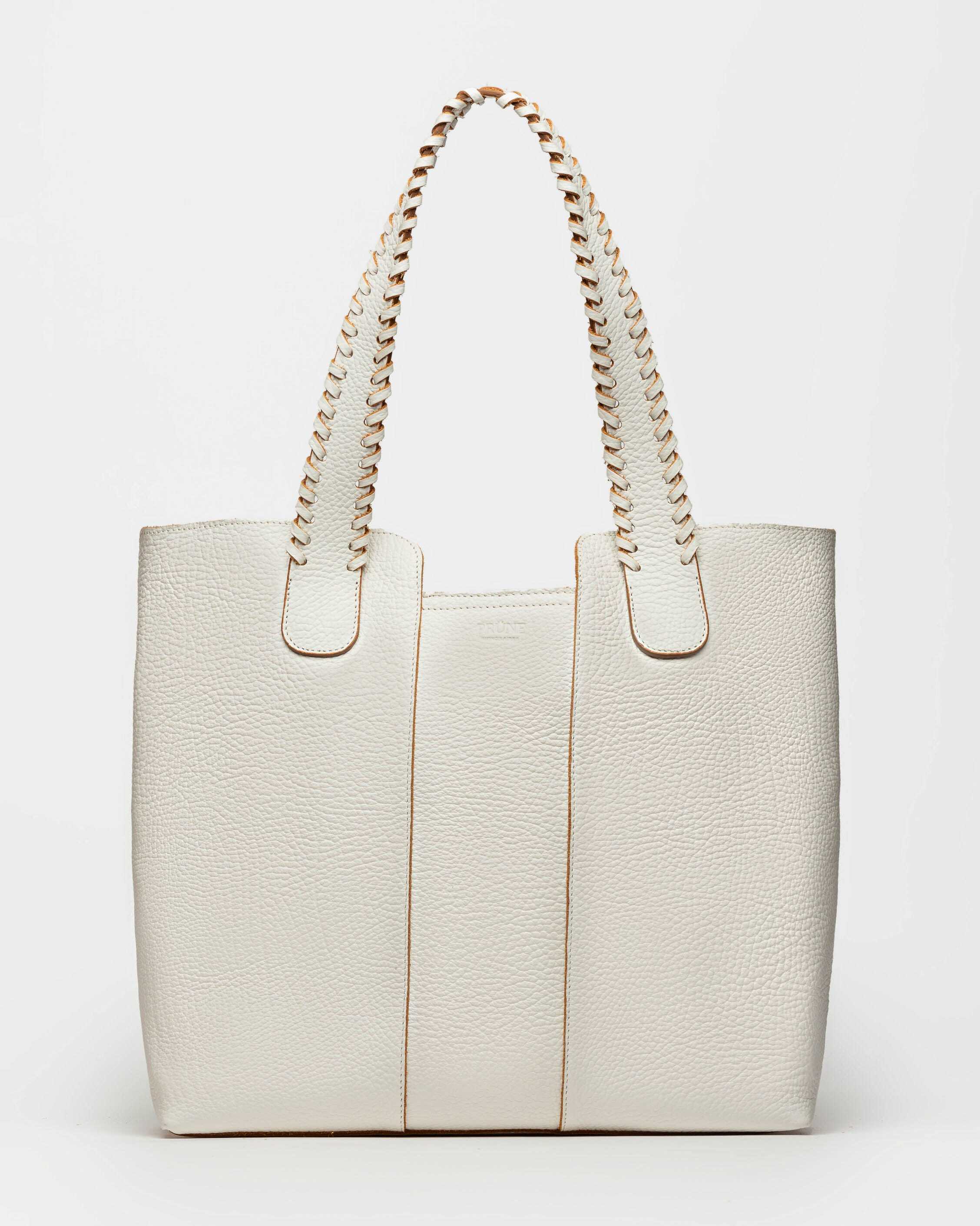 SHOPPER THE BRAIDED EN CUERO GRANEADO