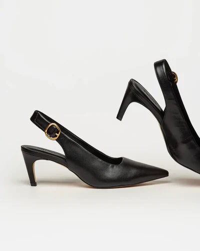 STILETTO MILAN EN CUERO LISO