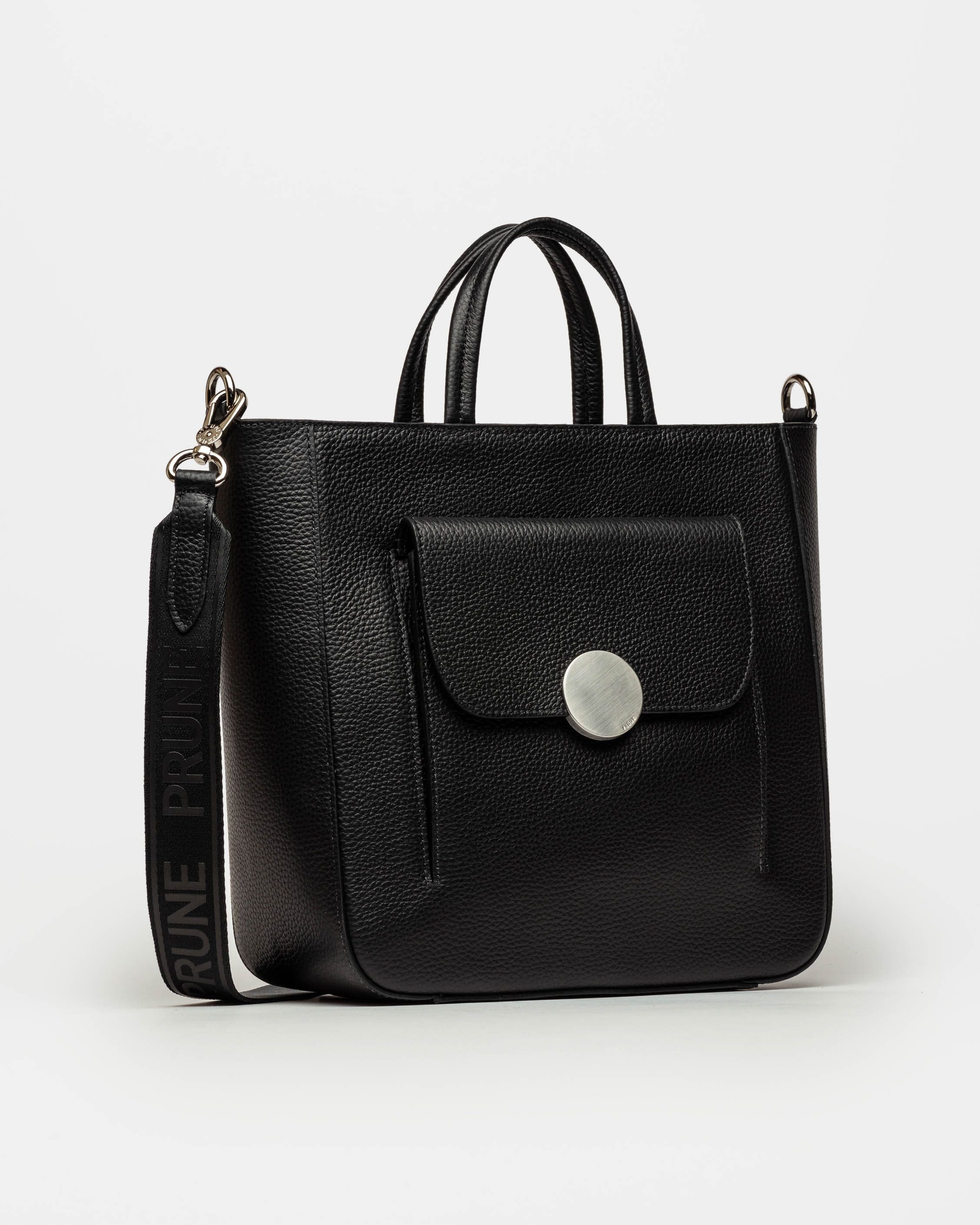 SHOPPER THE CIRCLE EN CUERO GRANEADO