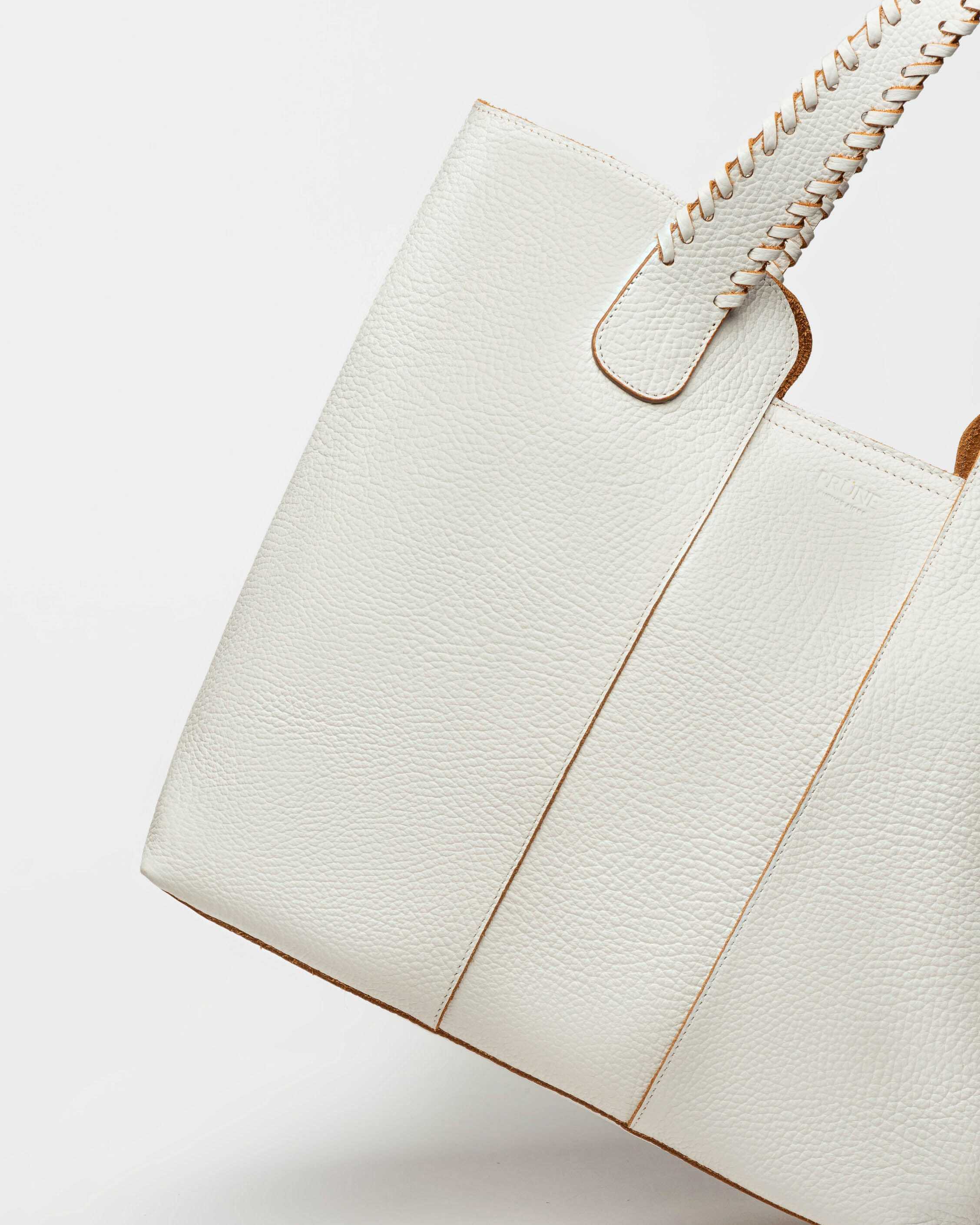 SHOPPER THE BRAIDED EN CUERO GRANEADO