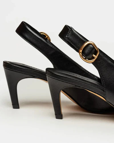 STILETTO MILAN EN CUERO LISO
