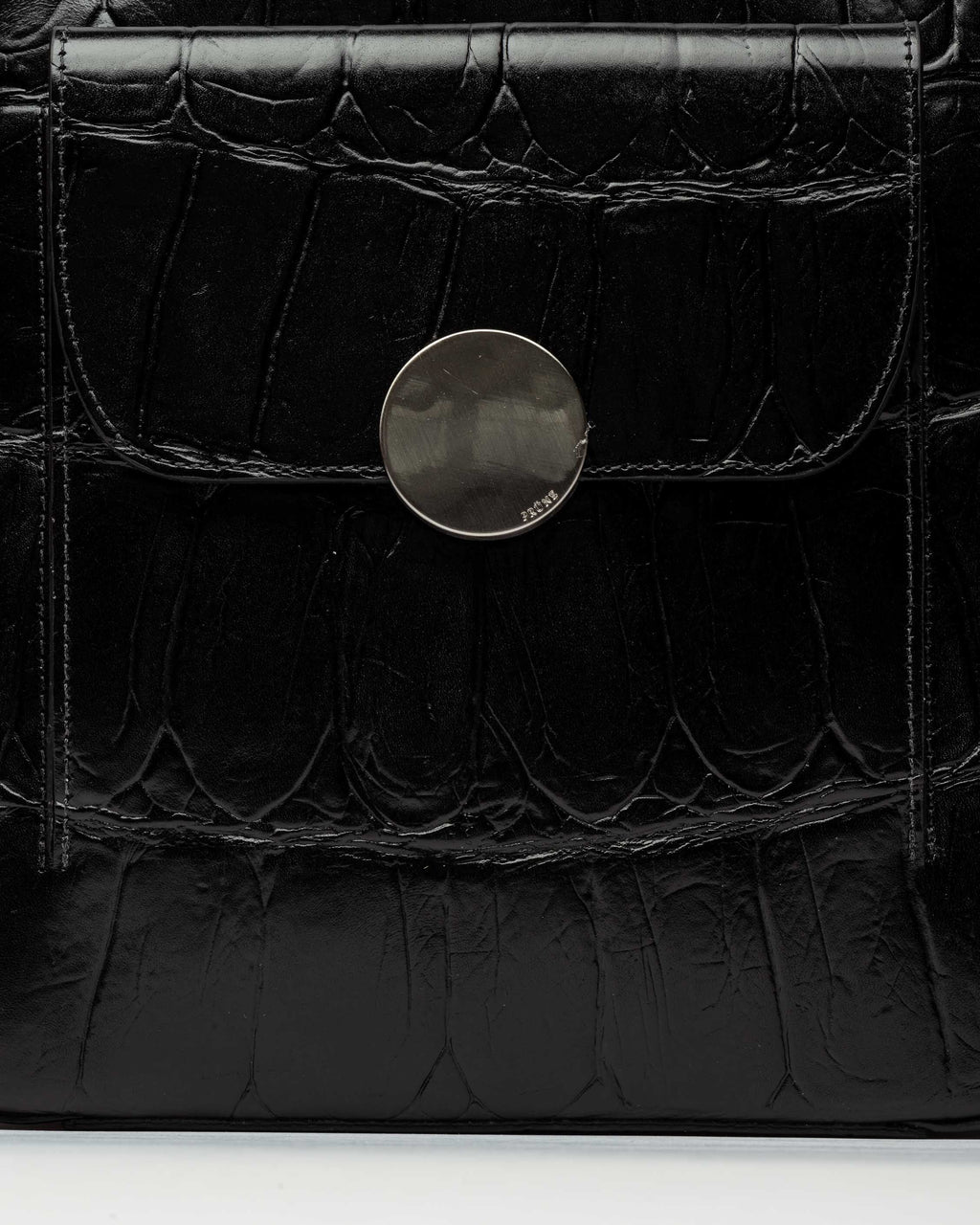 SHOPPER THE CIRCLE EN CUERO GRABADO BIG CROCO